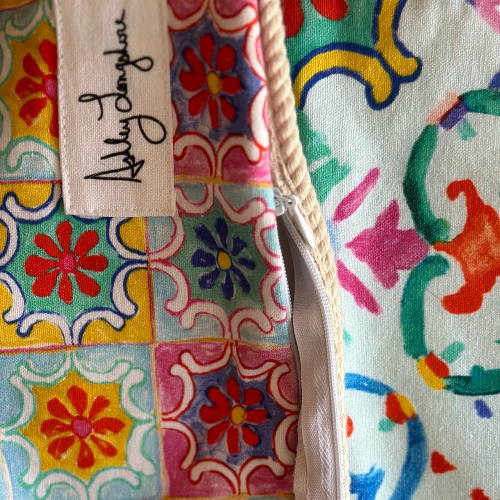 Ashley Longshore Anthropologie Pillow Case 18”x18”